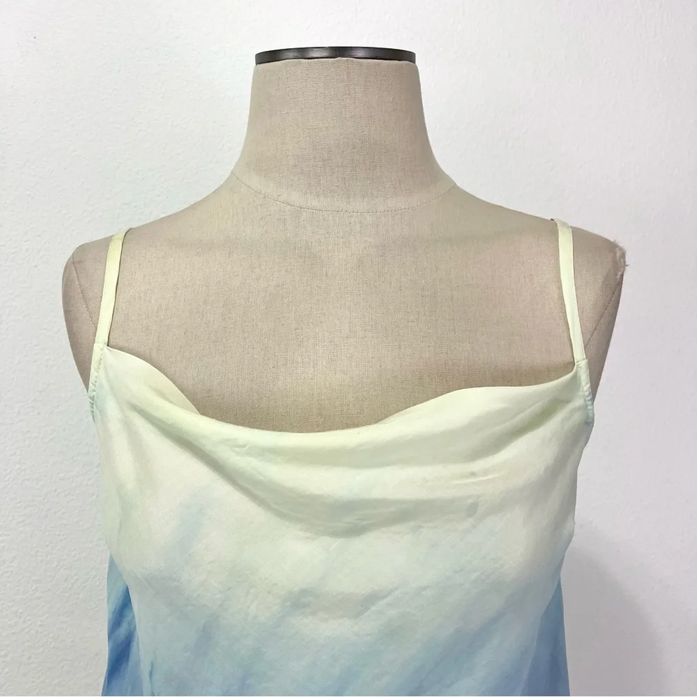 Bella Dahl- Bias Cowl Neck Cami in Sea Spray Size XS. - Picture 2 of 12